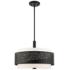 Noria 4 Light Black Chandelier