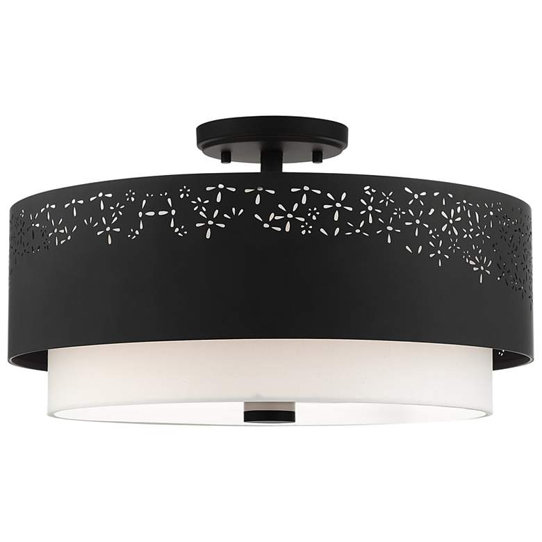 Image 4 Noria 4 Light Black Semi Flush more views