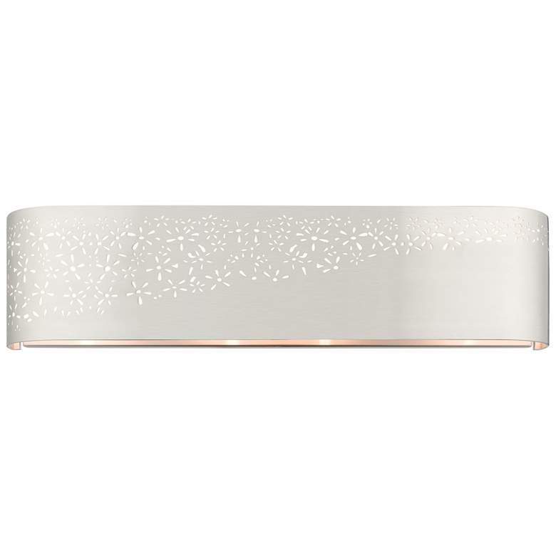 Image 1 Noria 4 Light Brushed Nickel ADA Vanity Sconce