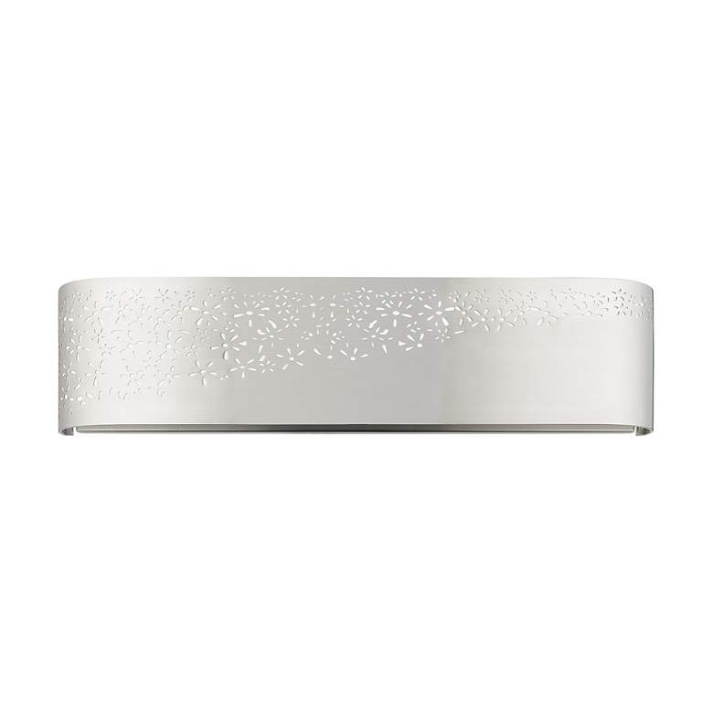 Image 3 Noria 4 Light Brushed Nickel ADA Vanity Sconce more views