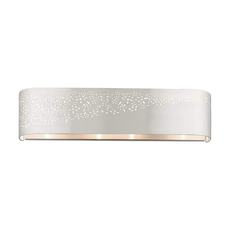 Image 4 Noria 4 Light Brushed Nickel ADA Vanity Sconce more views