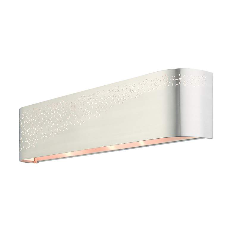 Image 6 Noria 4 Light Brushed Nickel ADA Vanity Sconce more views