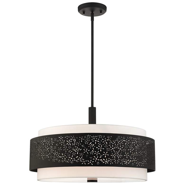 Image 2 Noria 5 Light Black Chandelier