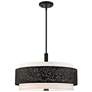 2_Noria 5 Light Black Chandelier