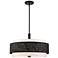 Noria 5 Light Black Chandelier