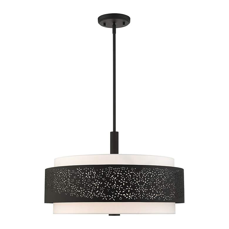 Image 4 Noria 5 Light Black Chandelier more views