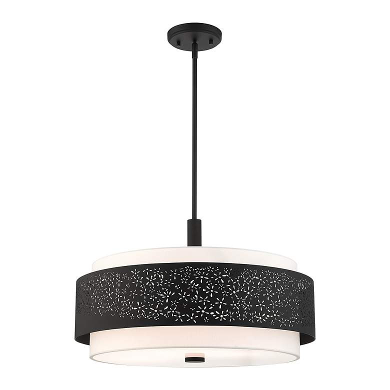 Image 5 Noria 5 Light Black Chandelier more views