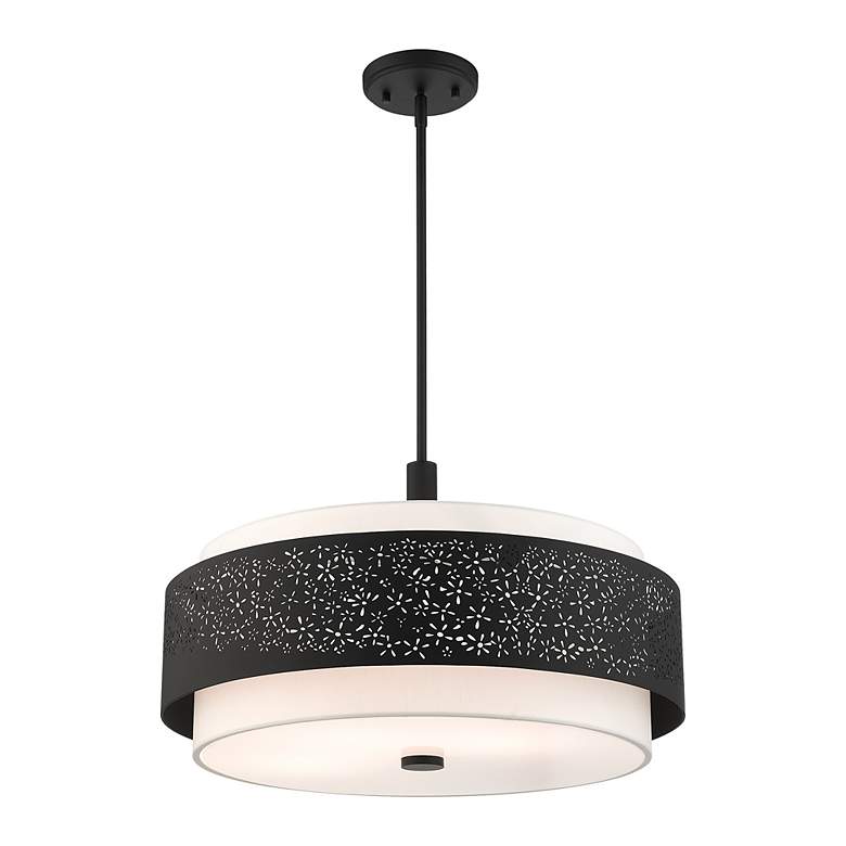 Image 6 Noria 5 Light Black Chandelier more views