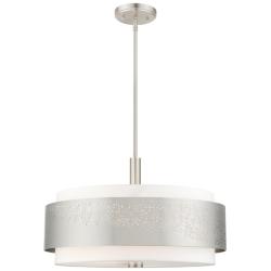 Noria 5 Light Brushed Nickel Chandelier