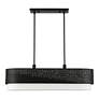 Thumbnail3 of Noria 6 Light Black Linear Chandelier more views