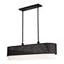 Thumbnail4 of Noria 6 Light Black Linear Chandelier more views