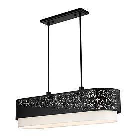 Image5 of Noria 6 Light Black Linear Chandelier more views