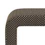 Norm 50" Wide Breuer Ebony Fabric Modern Bench