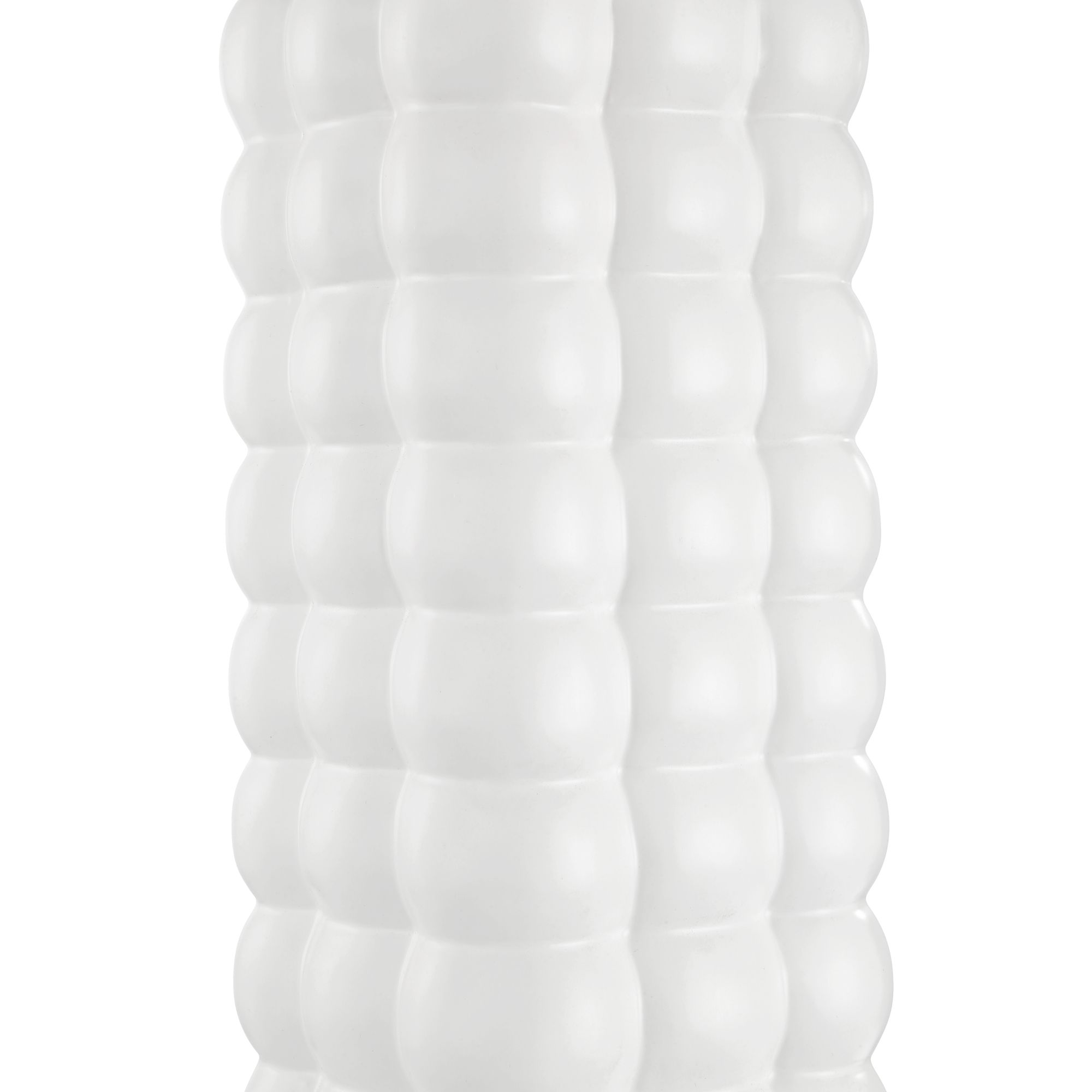 Image 6 Norma 28" High Textured Bubble White Ceramic Table Lamp more views