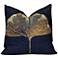 Norman Wyatt Home 24" x 24" Gilded Ginkgo Designer Down Filled Pi