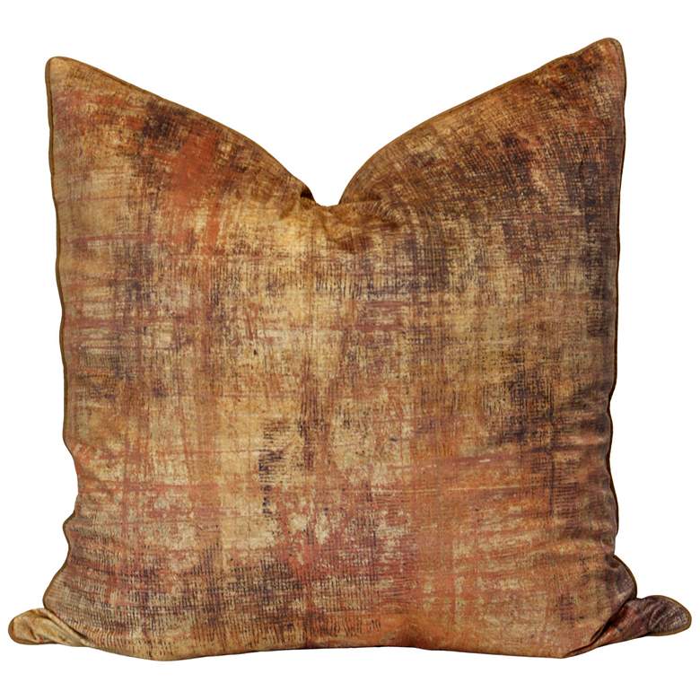 Image 1 Norman Wyatt Home 24" x 24" Terra Designer Down Filled Pillow