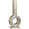 Norman Wyatt Home Dahalia 18"H Champagne Silver And Gold Bottom Vase