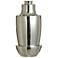 Norman Wyatt Home Dynasty 13.75" High Plated Silver Ceramic Vase