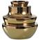 Norman Wyatt Home Dynasty 9.75" High Bronze Ceramic Vase