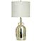 Norman Wyatt Home Empire 36.75"H Metallic Champagne Ceramic Table Lamp