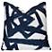 Norman Wyatt Home Kinetic 24" x 24" Designer Down Filled Pillow