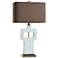 Norman Wyatt Home Prelude 23.75"H White And Brass Ceramic Table Lamp