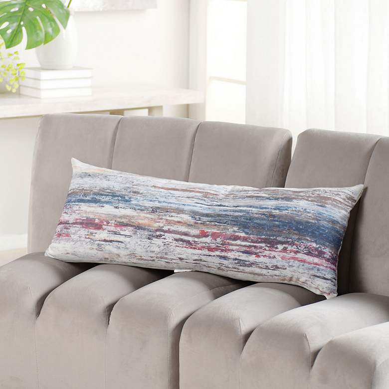 Image 1 Norman Wyatt Home Resonate 36" x 14" Designer Down Filled Pillow