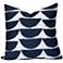 Norman Wyatt Home Wedges 24" x 24" Designer Down Filled Pillow