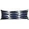Norman Wyatt Home Wedges 36" x 14" Designer Down Filled Pillow