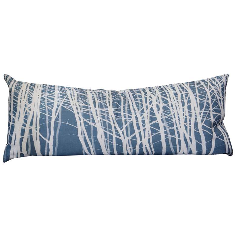 Image 1 Norman Wyatt Home White Forest 36" x 14" Designer Down Filled Pil