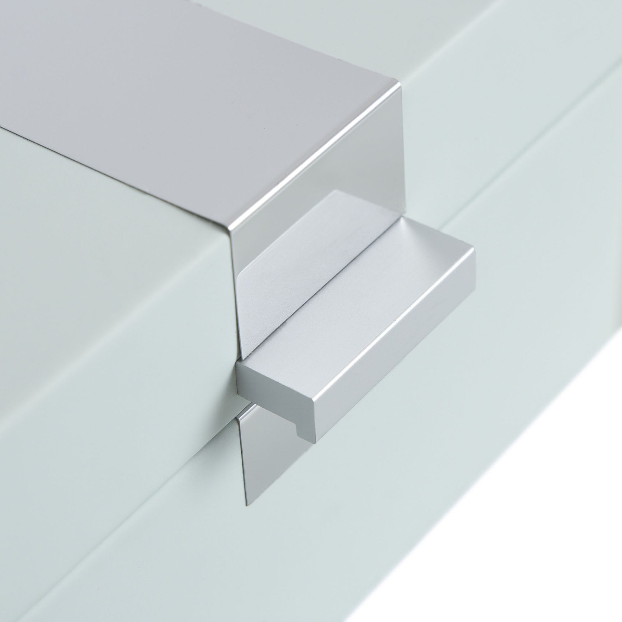 Image 6 Norman Wyatt John Spa Blue Leather And Silver Accessory Box Set of 3 more views