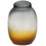 Normand Orange &#38; Black Vase