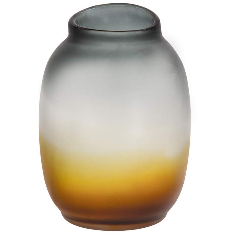 Image 1 Normand Orange & Black Vase