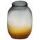 Normand Orange & Black Vase