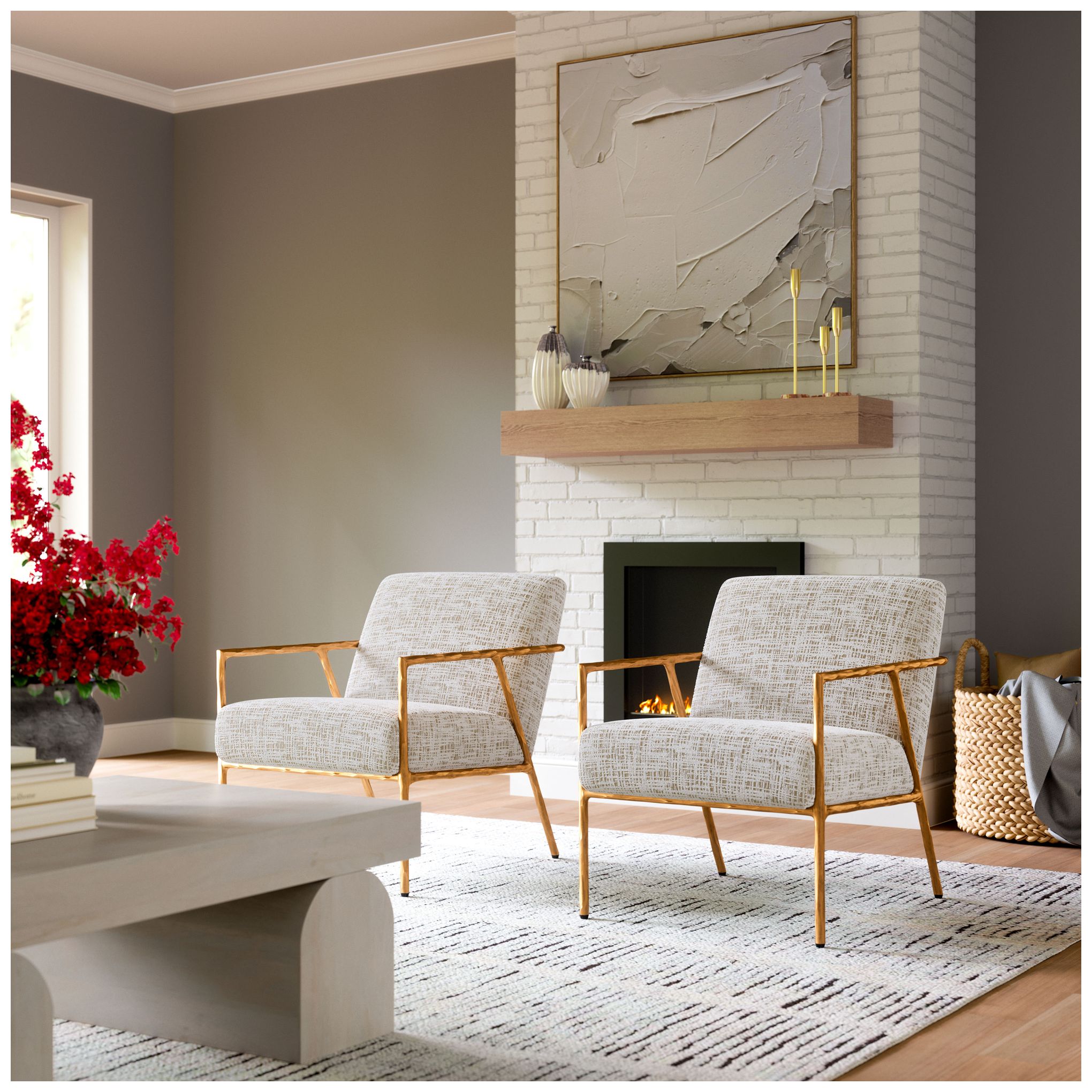 Image 6 Norrebro Accent Chair Beige Frost more views