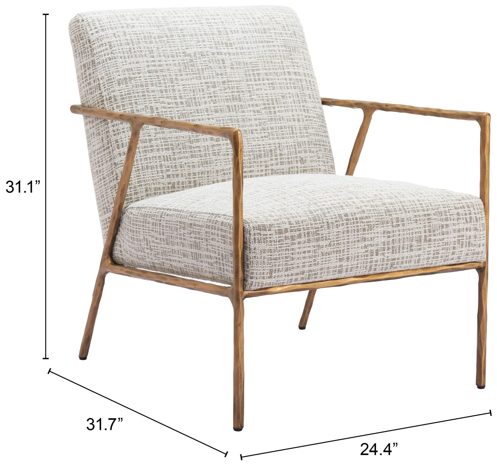 Image 7 Norrebro Accent Chair Beige Frost more views