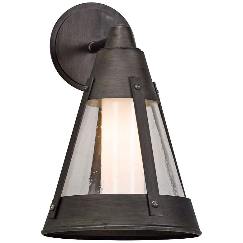 Image 1 North Bay 15 1/2 inch High Graphite LED Outdoor Wall Light