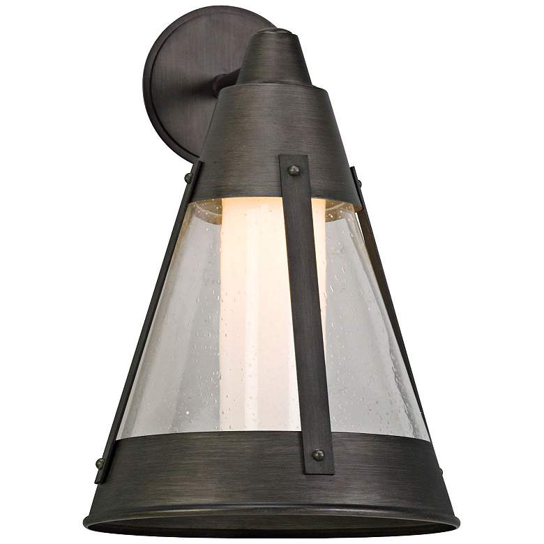 Image 1 North Bay 18 3/4 inch High Graphite LED Outdoor Wall Light