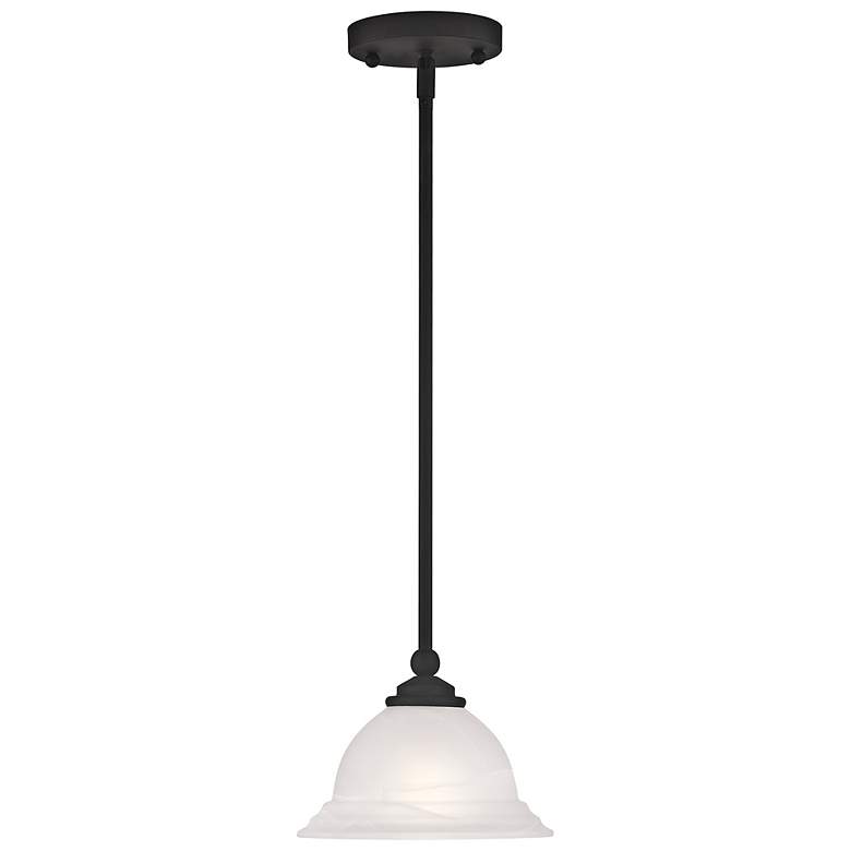 Image 2 North Port 8 1/4" Wide Black Mini Pendant