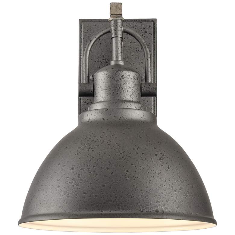 Image 1 North Shore 12.25 inch High 1-Light Outdoor Sconce - Iron