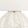 3_North Shore 28 3/4" High Modern Coastal White String Basket Table Lamp more views