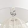 North Shore White String Basket Table Lamp