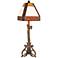North Woods Sunset Pine Cone Buffet Table Lamp
