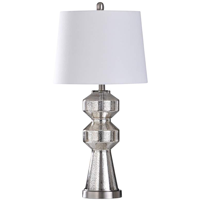 Image 1 Northbay 29" High Silver Mercury Glass Double Stacked Table Lamp