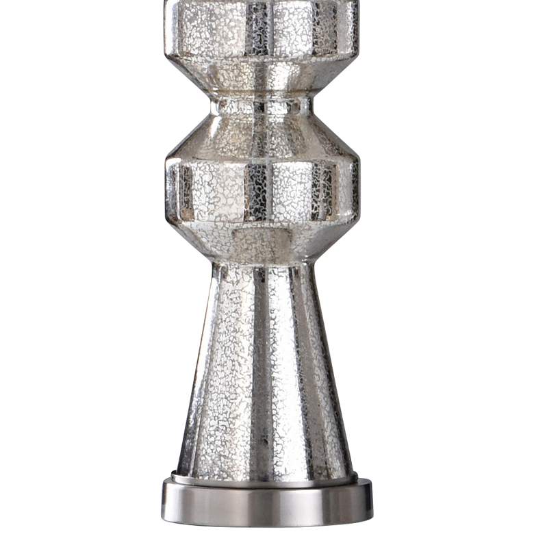 Image 3 Northbay 29" High Silver Mercury Glass Double Stacked Table Lamp more views