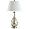 Northbay 33.5" High Mercury Glass Table Lamp With White Shade