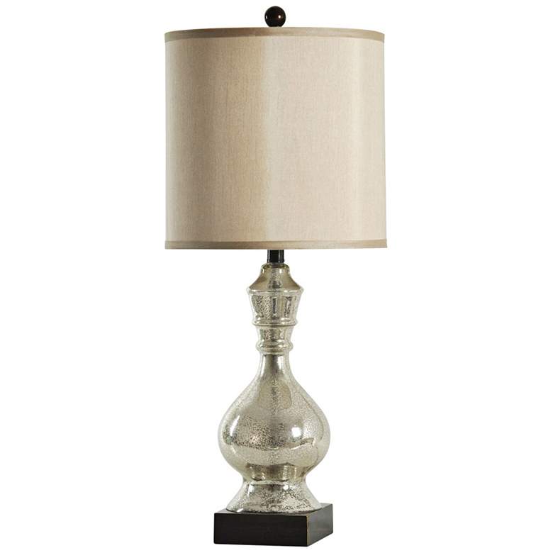 Image 1 Northbay Mercury Glass and Dark Brown Table Lamp