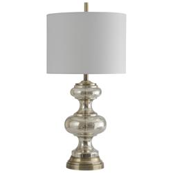 Northbay Mercury Glass With Antique Brass Table Lamp