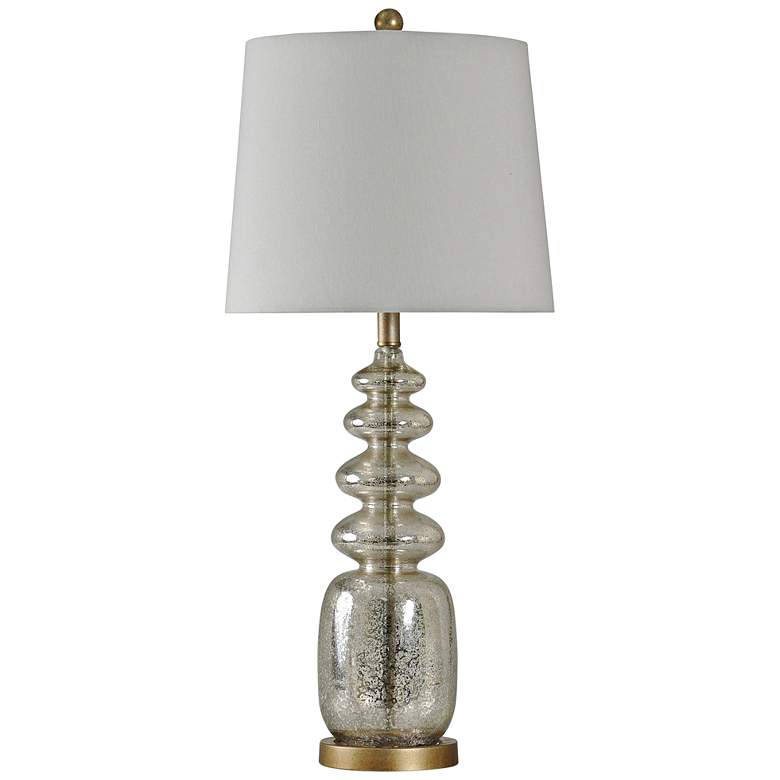 Image 1 Northbay Mercury Table Lamp with Off-White Fabric Shade