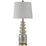 Northbay Mercury Table Lamp with Off-White Fabric Shade